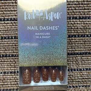 Red Aspen Glitter Nail Dashes- Star Light Star Bright, Sakura